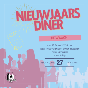 Nieuwjaarsdiner bij De Waagh